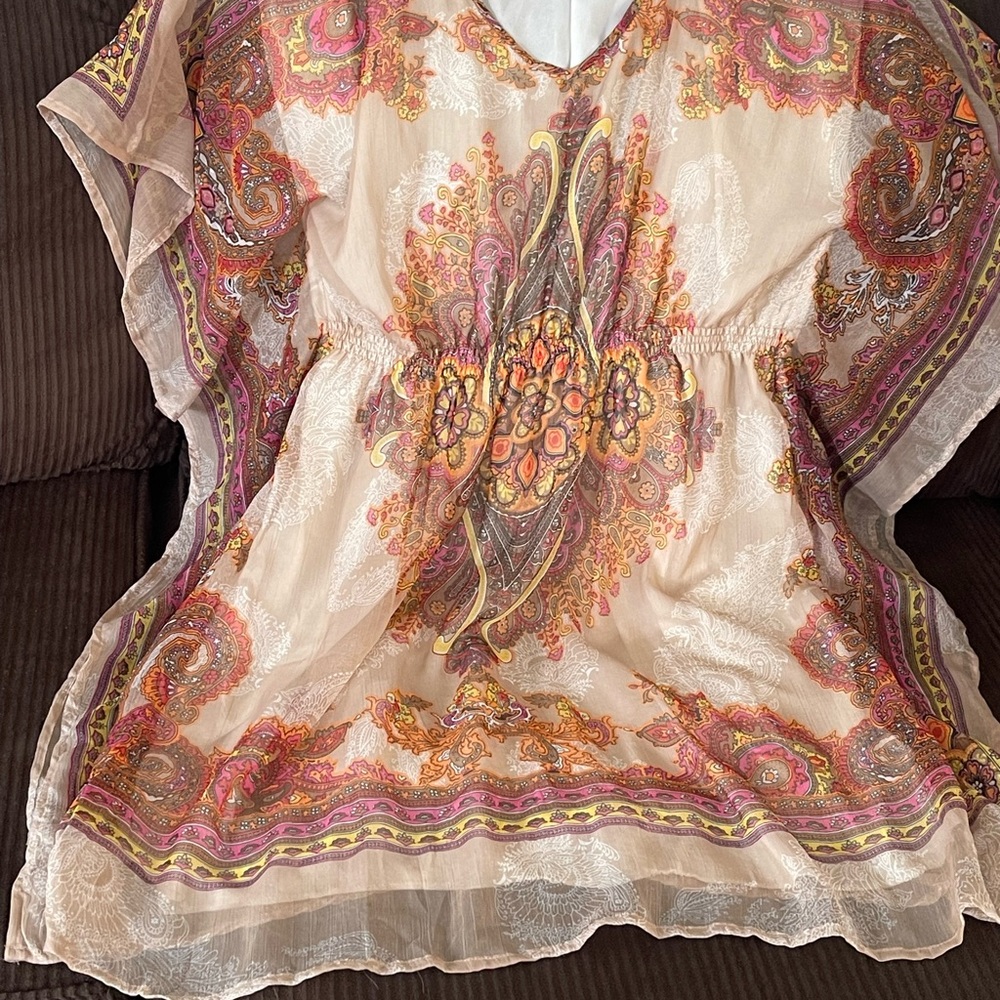 Bohemian Paisley Print Dress